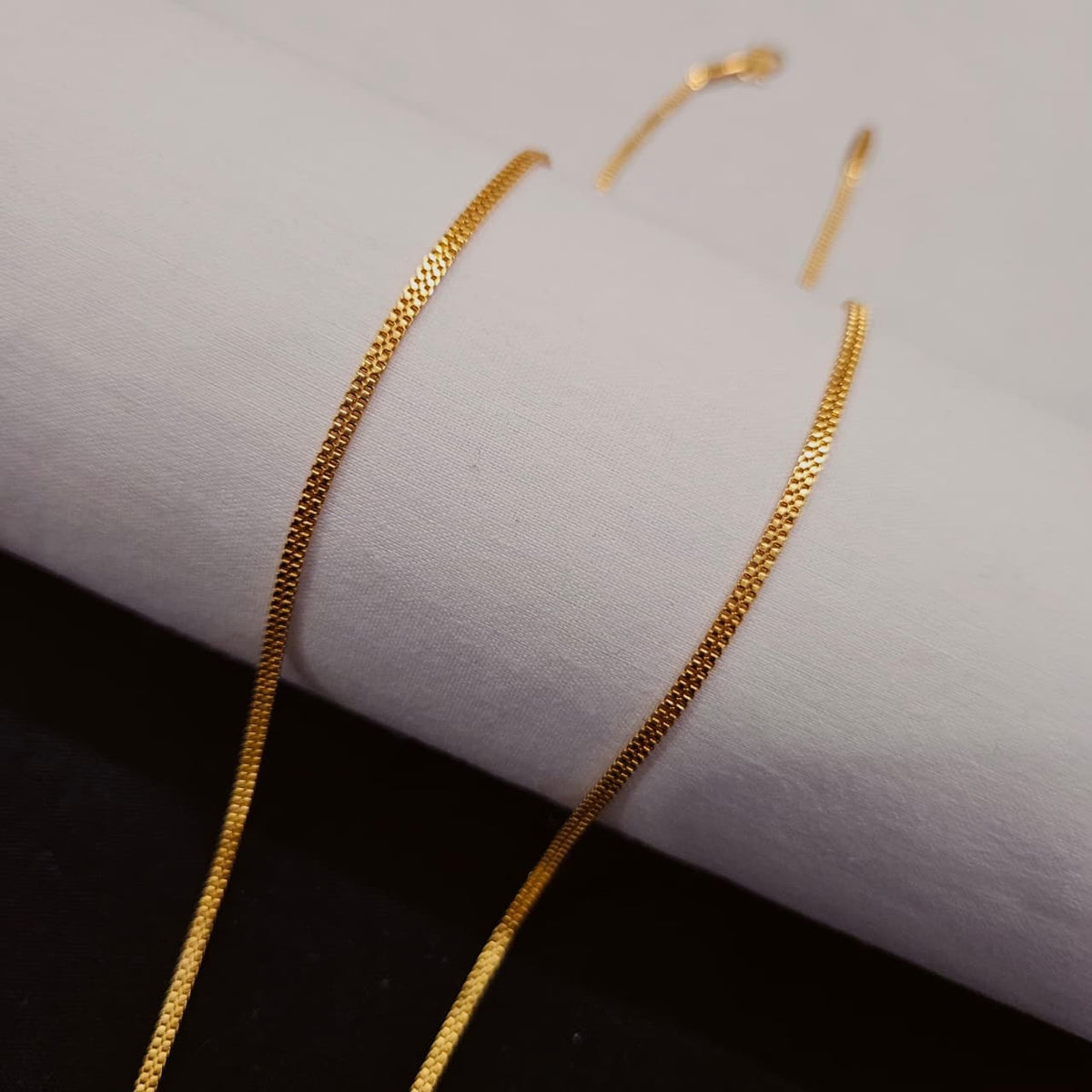 Premium Quality 18K Gold Plated Two layer chain - Code VO02