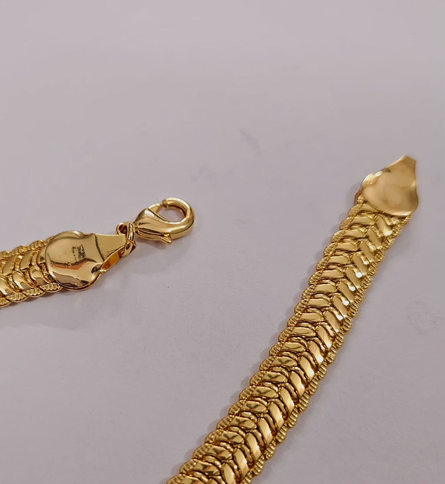 Trending Gold Plated Premium Quality Snake chain - Code VO18