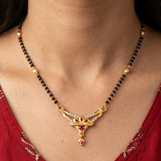 Royal Bow Mangalsutra – VO08