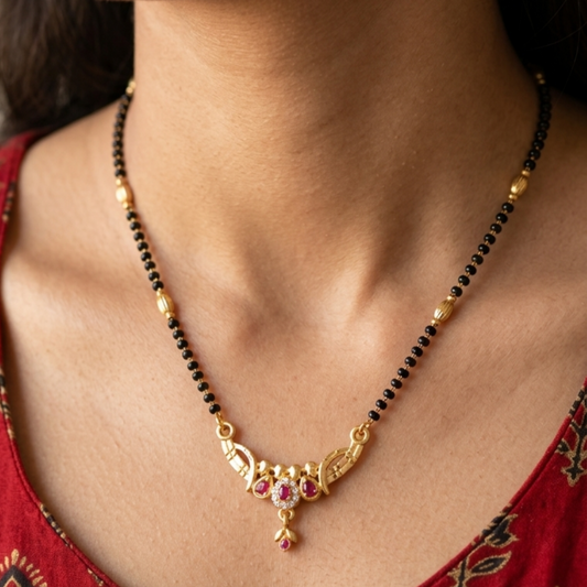 Crown Bloom Mangalsutra – VO20