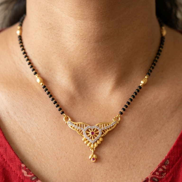 Royal Petal Mangalsutra – VO21