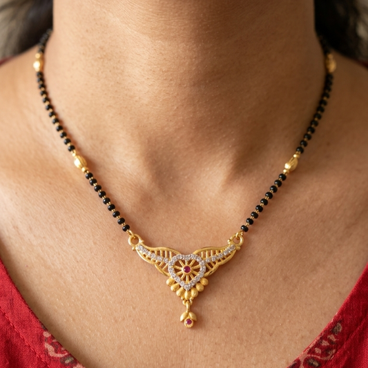 Royal Petal Mangalsutra – VO21