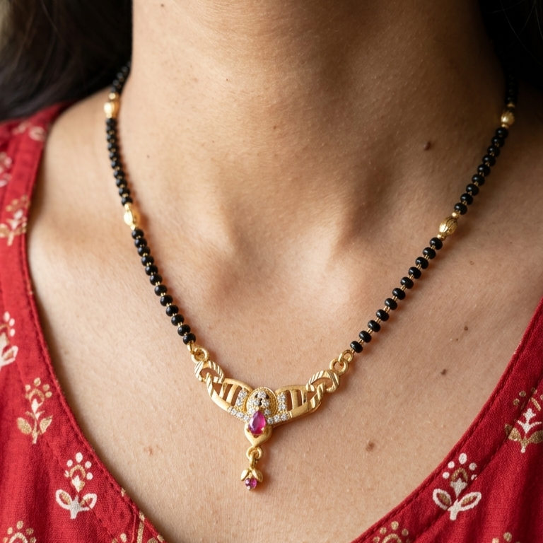 Radiant Wheel Mangalsutra – VO22
