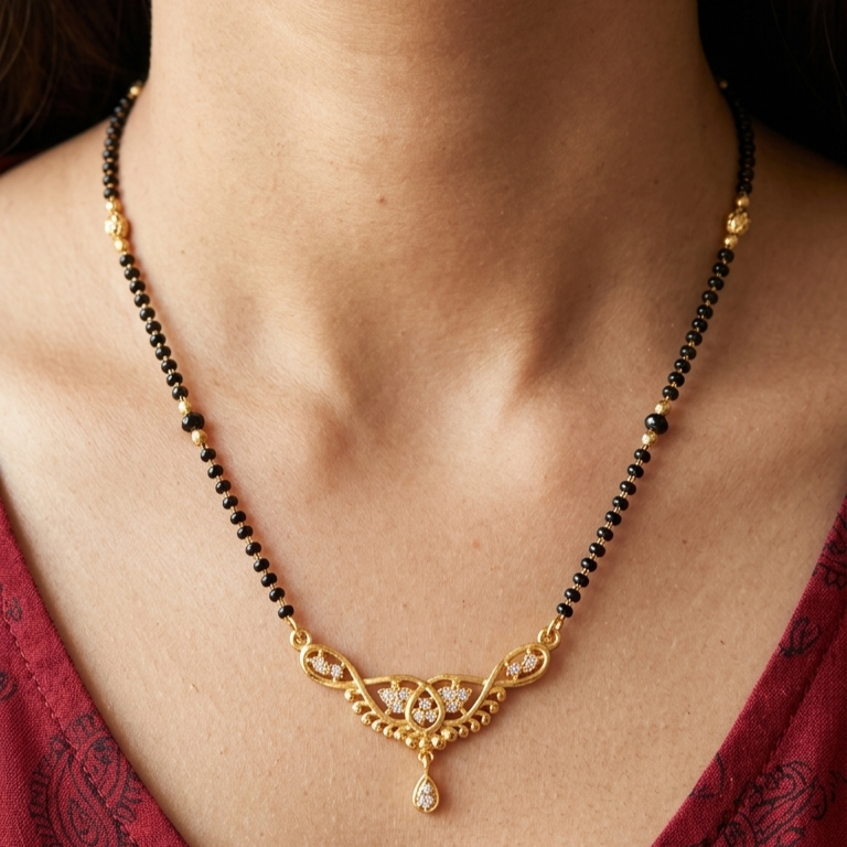 Elegant Vine Mangalsutra – VO14
