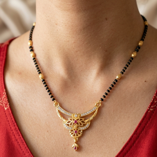 Floral Crown Mangalsutra – VO23