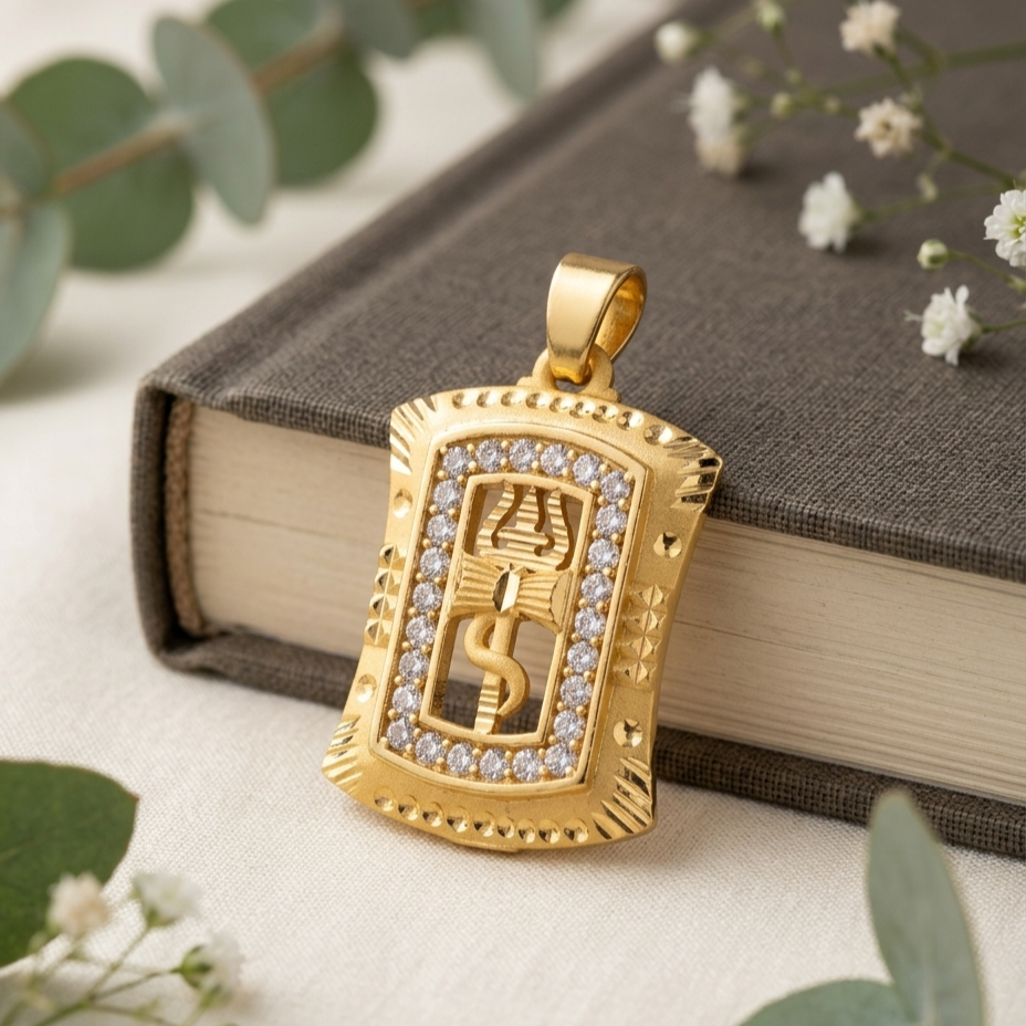 Trishul & Damru Locket - VO01