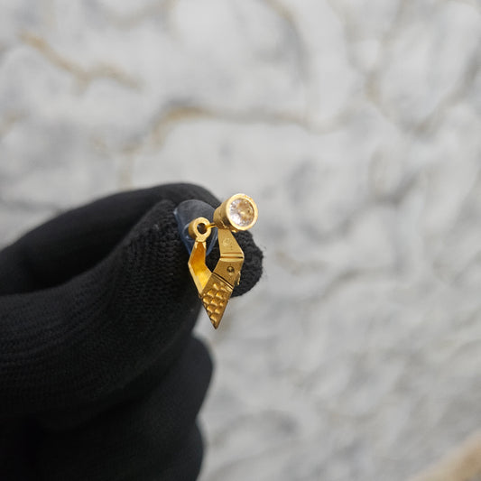 18k Gold Plated Geometric Bali