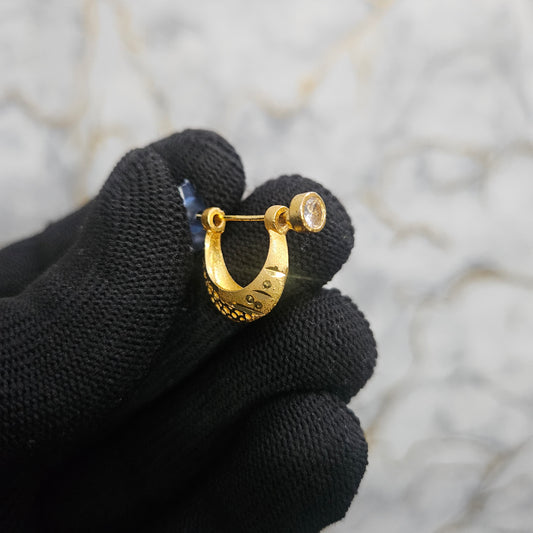 18k Gold Plated Dotted Bali