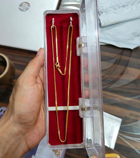 Premium Quality 18K Gold Plated Two layer chain - Code VO02