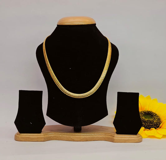 Trending Gold Plated Premium Quality Snake chain - Code VO18