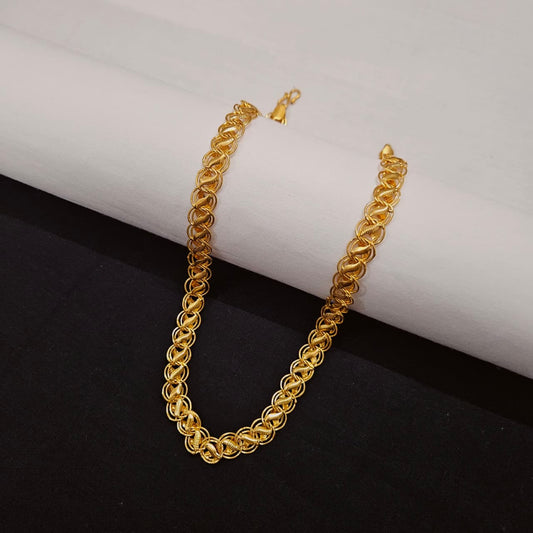 Gold polish Lotus chain - Code VO02
