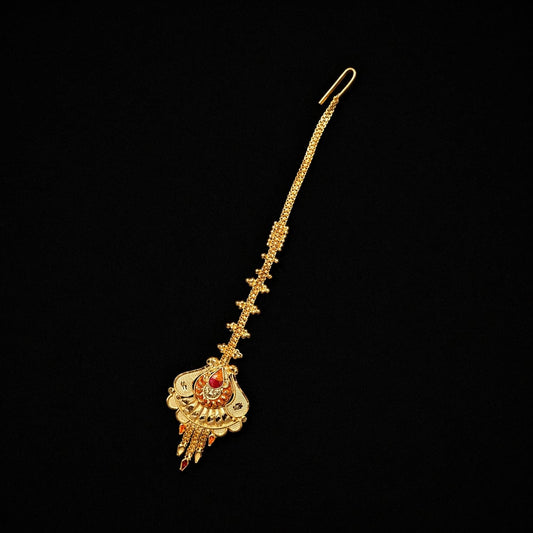 Premium Gold plated Mangtika - Code - VO03