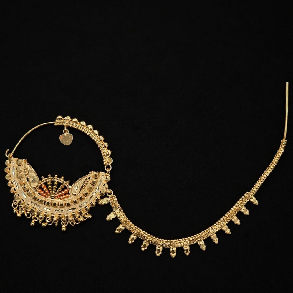 Gold plated Nath for women - Code -VO01
