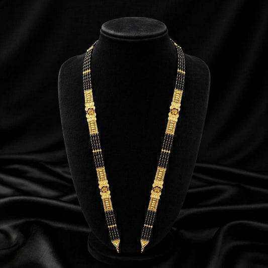 Gold Plated Mangalsutra Dori – Code – VO07