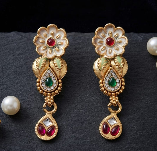 Royal Heritage Long Necklace Set – Code – VO03