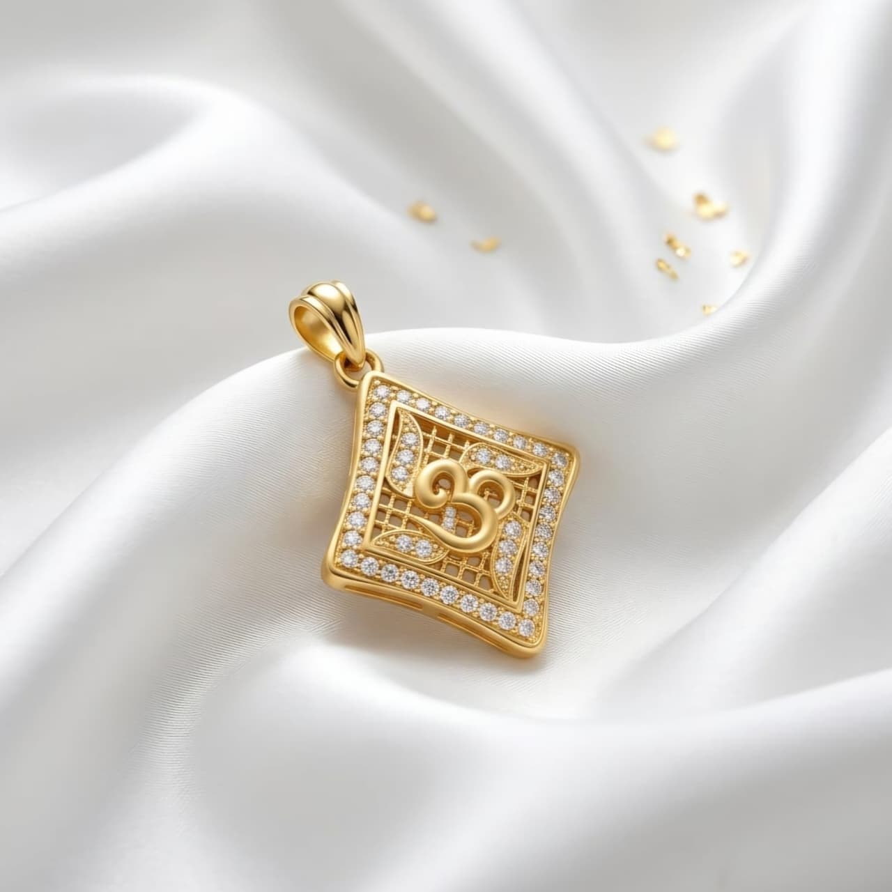 Eternal Om Square Locket