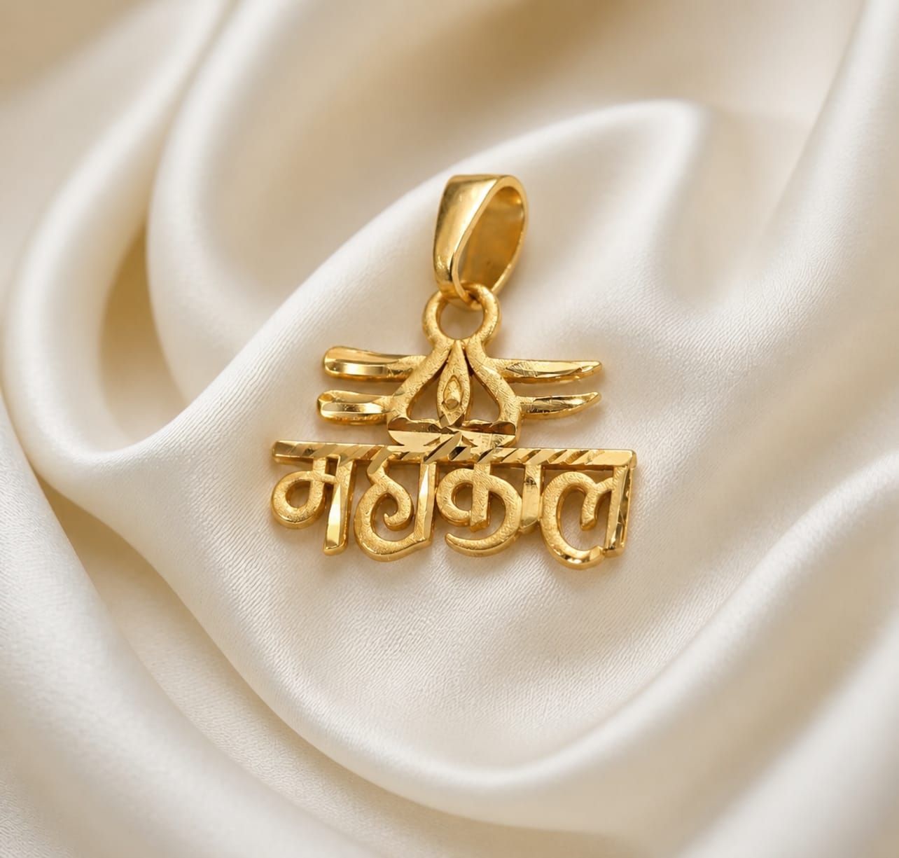 Gold Polish Mahakal Locket – Divine Lord Shiva Pendant for Men & Women