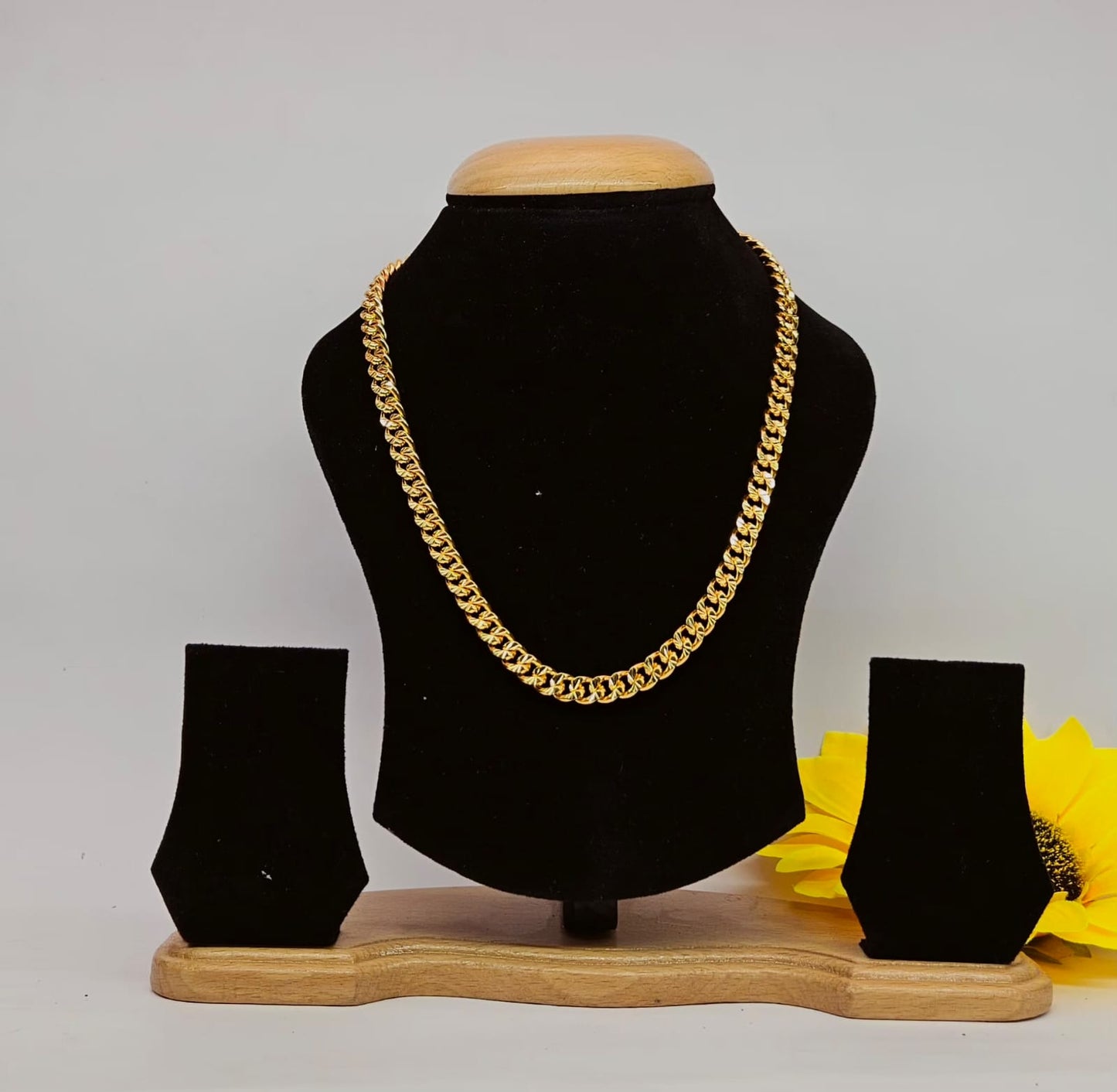 Popular Design Gold Plated Link Chain for Men - Code VO20