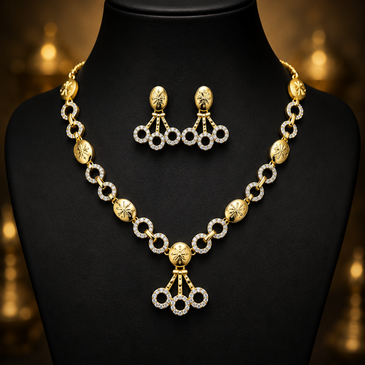 Celestial Bloom Necklace Set - Code - VO13