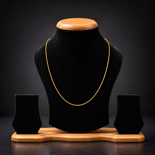 18k Gold - Plated One layer chain - VO14