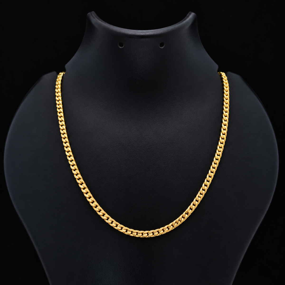 Gold Plated Cuban Royale Chain ( 18 inch ) - VO17