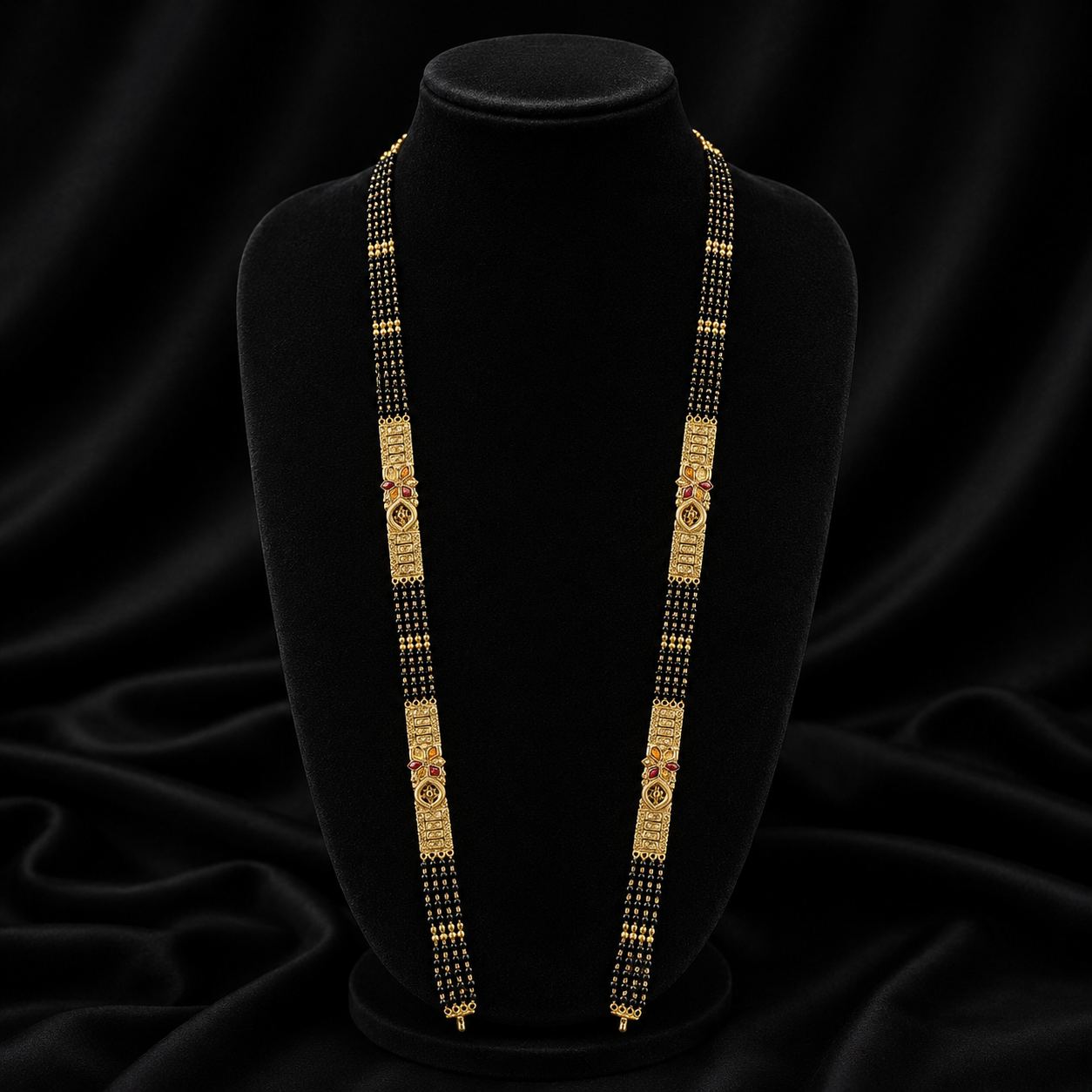 Gold plated Royal Heritage Mangalsutra dori