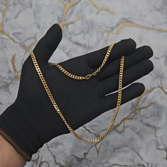 Gold Plated Cuban Royale Chain ( 18 inch ) - VO17