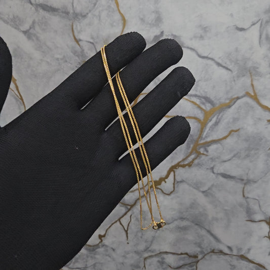 18k Gold - Plated One layer chain - VO14